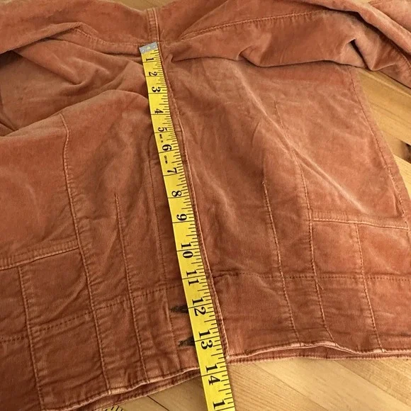 We The Free People Jayde Cord Jeans Women 31 Flare High Rise Corduroy Bellbottom - Picture 5 of 12